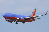 N445WN @ DAL - Southwest Airlines landing at Dallas Love Field - by Zane Adams