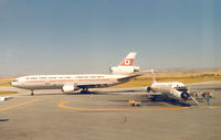 TC-JAY @ MLX - Turkish Airlines; Foreground DC-9-32 , TC-JAF - by Henk Geerlings