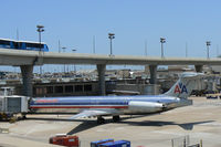 N480AA @ DFW - At the gate at DFW Airport