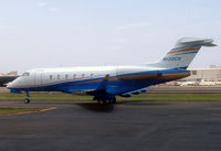 N130CH @ TJIG - Bombardier Challenger 300 taxiing for takeoff @ isla grande,pr