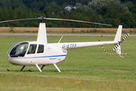 G-ETFF @ EGBT - being used for ferrying race fans to the British F1 Grand Prix at Silverstone - by Chris Hall