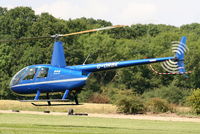 G-ORBK @ EGBT - being used for ferrying race fans to the British F1 Grand Prix at Silverstone - by Chris Hall