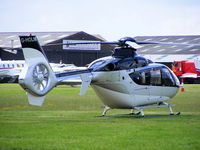 G-HOLM @ EGBT - being used for ferrying race fans to the British F1 Grand Prix at Silverstone - by Chris Hall