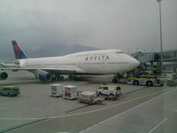 N665US @ VHHH - Delta's first 747 in Hong Kong - by cx880jon