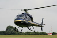 G-BOSN @ EGTB - being used for ferrying race fans to the British F1 Grand Prix at Silverstone - by Chris Hall