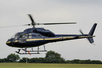 G-BOSN @ EGTB - being used for ferrying race fans to the British F1 Grand Prix at Silverstone - by Chris Hall