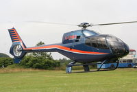 G-LHMS @ EGTB - being used for ferrying race fans to the British F1 Grand Prix at Silverstone - by Chris Hall