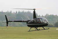 G-GRZZ @ EGTB - being used for ferrying race fans to the British F1 Grand Prix at Silverstone - by Chris Hall