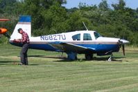 N6827U @ 42I - EAA fly-in at Zanesville, Ohio - by Bob Simmermon
