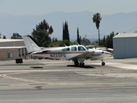 N222PG @ CCB - Starting westbound take off after N4373W - by Helicopterfriend