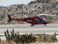 N73RX @ CCB - Parked west of N38RX (Upland Fire 1) on the southwest side - by Helicopterfriend