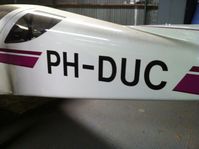 PH-DUC - Caught in hanger at Little Gransden - by D Stubbs