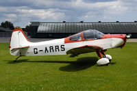 G-ARRS - parked on the grass strip behind the East Kirkby museum - by Joop de Groot