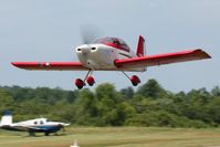 N596JB @ 42I - Departing RWY 10, EAA fly-in at Parr Field - Zanesville, Ohio - by Bob Simmermon