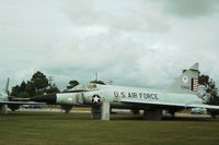 57-0858 - F-102A Delta Dagger on display at the Tyndall Air Park in Panama City, Florida in November 1979. - by Peter Nicholson