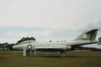 57-0332 - F-101F Voodoo on display at the Tyndall Air Park in Panama City, Florida in November 1979. - by Peter Nicholson