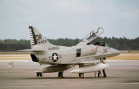 158464 @ PAM - Another view of this Marine Attack Squadron VMA-322 TA-4J Skyhawk at Tyndall AFB in November 1979. - by Peter Nicholson