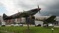 MH486 @ RAFM - BAPC.206 Gate Guardians at the RAF Museum, Hendon, London. - by Eric.Fishwick