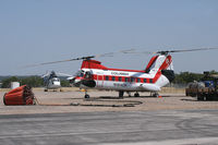 N184CH @ MWL - Type 1 firefighting helicopter with water bucket at Mineral Wells, TX - by Zane Adams