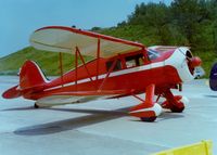 N50662 @ SWF - 1939 WACO ZKS-7 N50662 at Stewart International Airport, Newburgh, NY - circa 1970's - by scotch-canadian