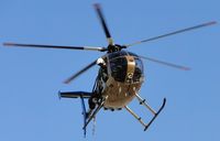 N108PP @ POC - FTO Cooper taking a last look and insuring clearance of objects, before letting the pilot turn the ship - by Helicopterfriend