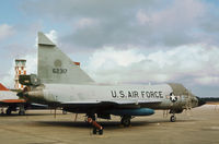 56-2317 @ PAM - TF-102A Delta Dagger at the Air Defence Weapons Centre at Tyndall AFB in November 1979. - by Peter Nicholson