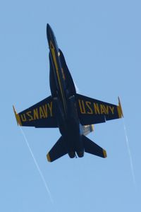162437 @ KTVC - US Navy Blue Angel #5 at the 2010 National Cherry Festival Air Show - by Mel II