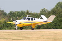 N7241B @ KEOK - Starting take-off roll on runway 14