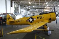 91091 - North American SNJ-5 Texan in the Hangar of the USS Midway Museum, San Diego CA - by Ingo Warnecke