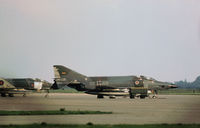 35 34 @ EGXC - RF-4E Phantom of AKG-51 on the flight-line at RAF Coningsby in September 1976. - by Peter Nicholson