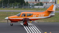 SE-GSE @ ESSB - Takeoff rwy 30 - by Roger Andreasson