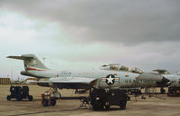 58-0335 @ EFD - F-101B Voodoo of the 111st Fighter Interceptor Group on the flight-line at Ellington AFB in October 1979. - by Peter Nicholson