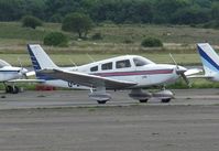 G-LACD @ EGFH - Visiting Piper Cherokee Archer III. - by Roger Winser