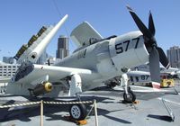 127922 - Douglas AD-6 (A-1H) Skyraider - built as AD-4W, then converted to the present shape - on the flight deck of the USS Midway Museum, San Diego CA - by Ingo Warnecke