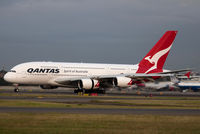 VH-OQD @ YSSY - down onto 16R - by Bill Mallinson