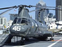 150954 - Boeing-Vertol HH-46D Sea Knight on the flight deck of the USS Midway Museum, San Diego CA - by Ingo Warnecke