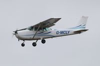 G-MCLY @ EGSH - Landing at Norwich. - by Graham Reeve