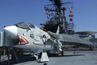 147030 - Vought F-8K Crusader on the flight deck of the USS Midway Museum, San Diego CA - by Ingo Warnecke