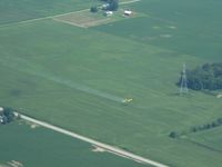 UNKNOWN - Crop duster flying under power lines in northern Indiana.