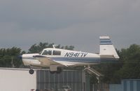 N9417V @ KOSH - Mooney M20C - by Mark Pasqualino