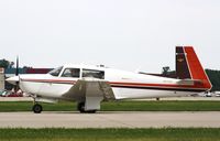 N4719H @ KOSH - Mooney M20J - by Mark Pasqualino