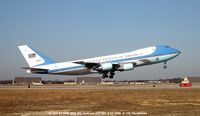 92-9000 @ ADW - take off at AAFB MD - by J.G. Handelman