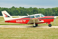 N8187P @ OSH - 1963 Piper PA-24-250, c/n: 24-3443 at 2011 Oshkosh - by Terry Fletcher