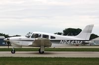 N2443M @ KOSH - Piper PA-28R-201T
