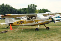 N5756C @ OSH - 1950 Cessna 170A, c/n: 19710 at 2011 Oshkosh - by Terry Fletcher