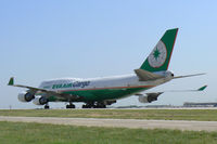 B-16401 @ DFW - EVA taxis in to the West Freight ramp at DFW - by Zane Adams