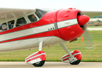 N1524D @ OSH - 1952 Cessna 195A, c/n: 7746 at 2011 Oshkosh - by Terry Fletcher