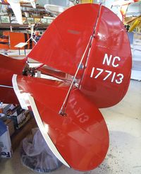 N17713 - Waco YKS-7 at the San Diego Air & Space Museum's Gillespie Field Annex, El Cajon CA