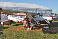 N182CX @ OSH - 1974 Cessna 182P, c/n: 18262882 on static display at 2011 Oshkosh