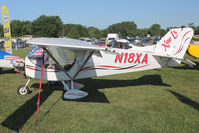 N18XA @ OSH - X-air Llc XA85, c/n: XA850005 on static display at 2011 Oshkosh